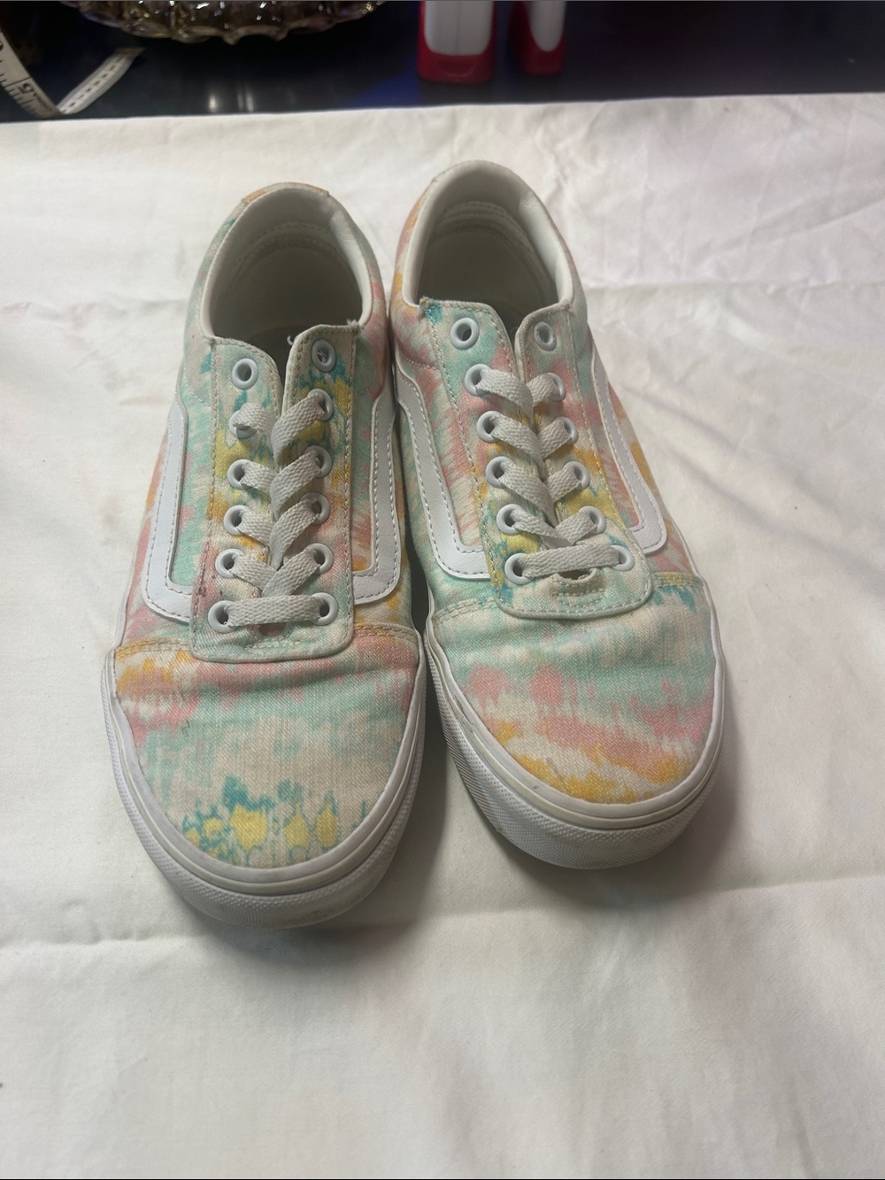 Vans Tie-Dye Low Top Sneakers - Pastel Multi